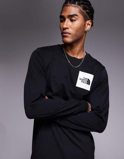 The North Face – Fine – Langärmliges T-Shirt in TNF-Schwarz - view 1