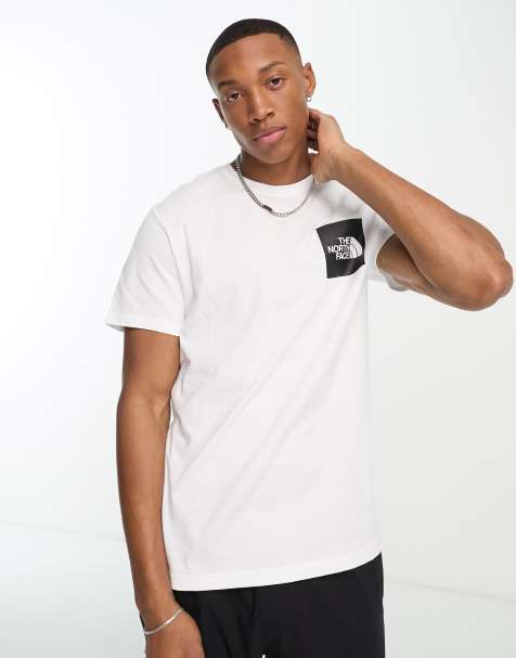 The North Face Fine logo t-shirt in white - view 1