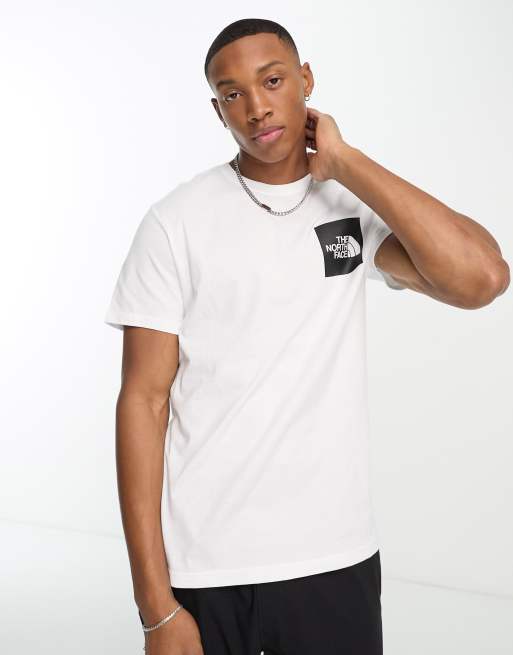 The North Face Fine logo t-shirt in white | ASOS