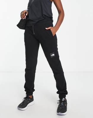The North Face Black Box Mhysa Cotton Blend Sweatpants In Black