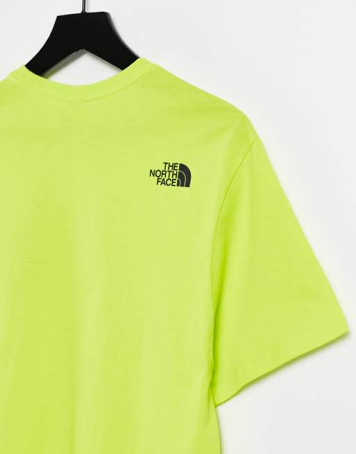 Green north clearance face t shirt