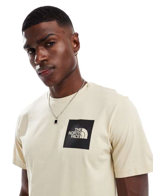 The North Face - Fine - T-shirt in grindkleur
