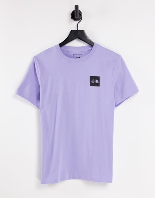 Purple north face cheap t shirt