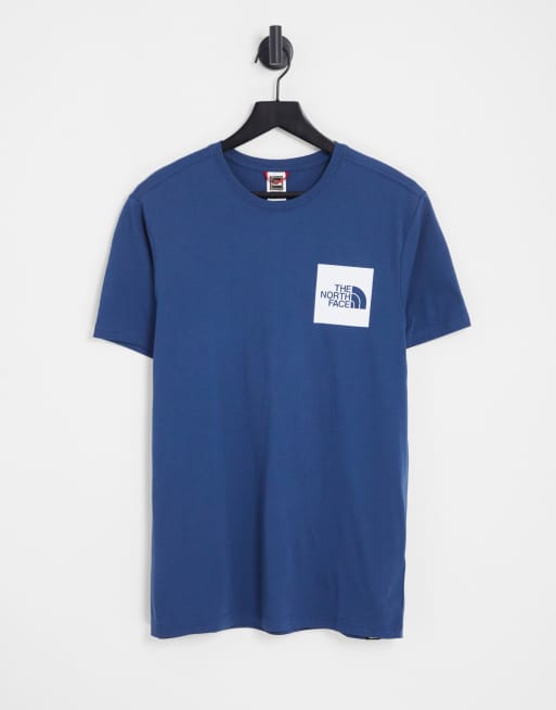 The North Face Fine T Shirt in Marineblau mit Logo ASOS