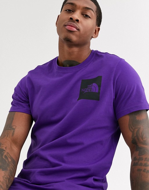 The North Face Fine t-shirt in purple