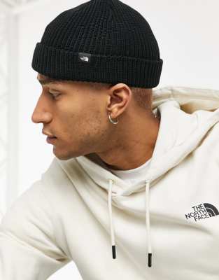 The North Face Chunky Watchman Beanie In Black In Black