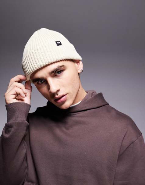 The North Face Fisherman beanie in gravel beige - view 1