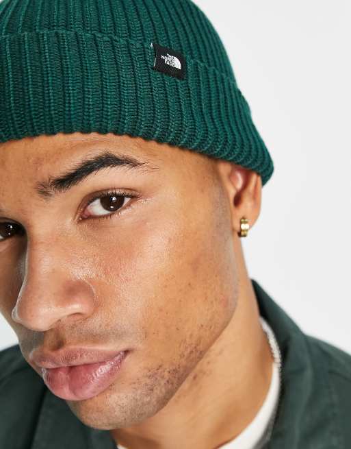 the north face beanie green