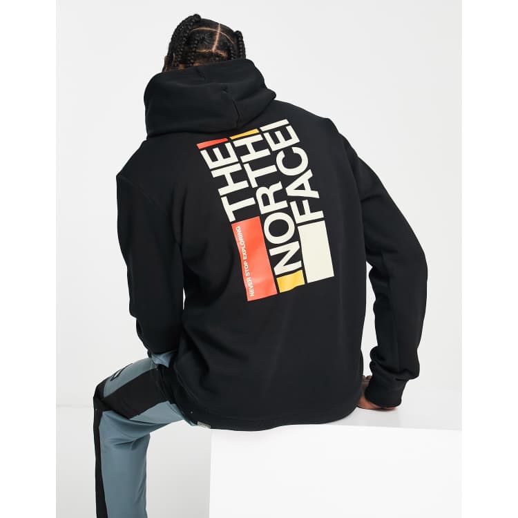 Black and orange north face sale hoodie