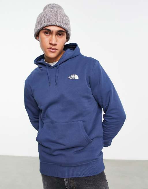 The North Face Flag 2 back print hoodie in navy Exclusive at ASOS