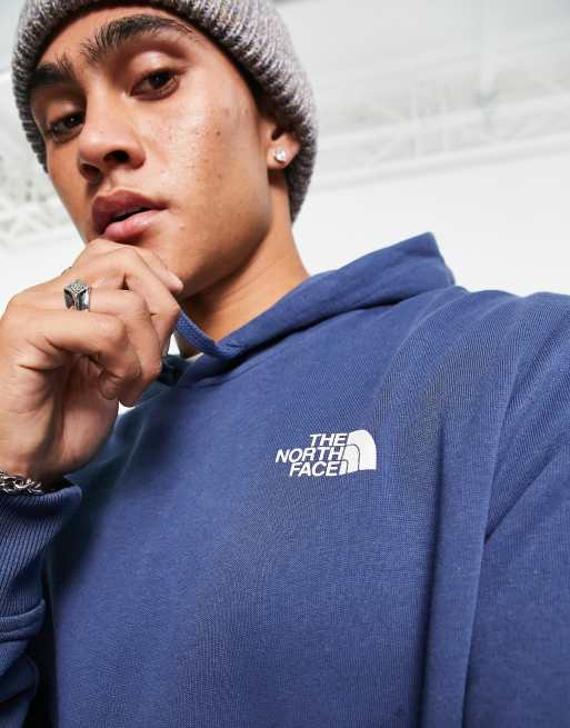 The North Face Flag 2 back print hoodie in navy Exclusive at ASOS