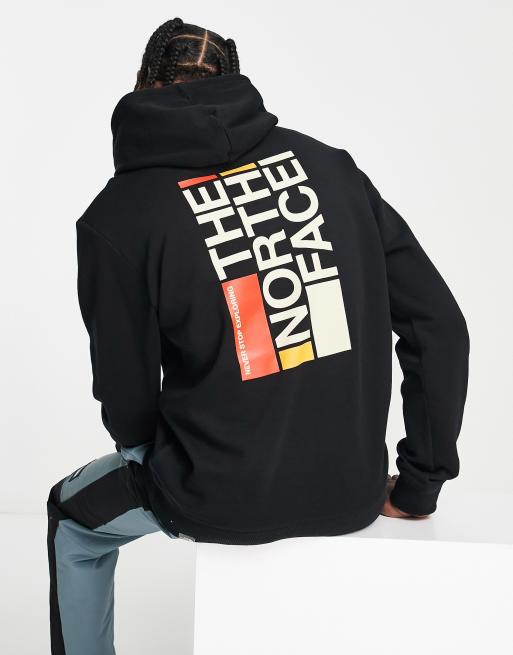 The North Face – Flag 2 – Czarna bluza z kapturem i nadrukiem na plecach – tylko w ASOS
