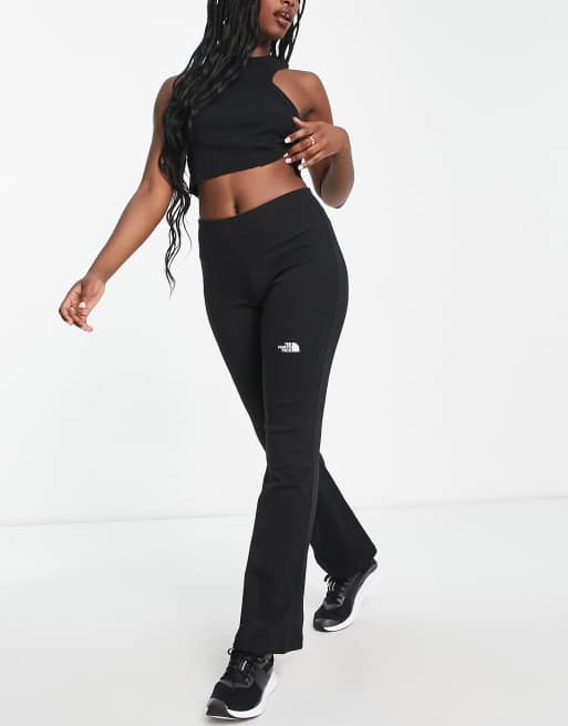 adidas Training Versatility flared leggings in black