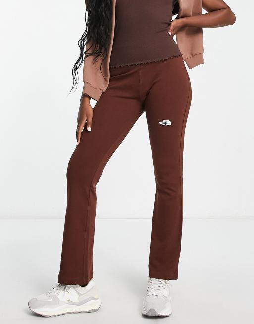 The North Face flared leggings in brown Exclusive at ASOS