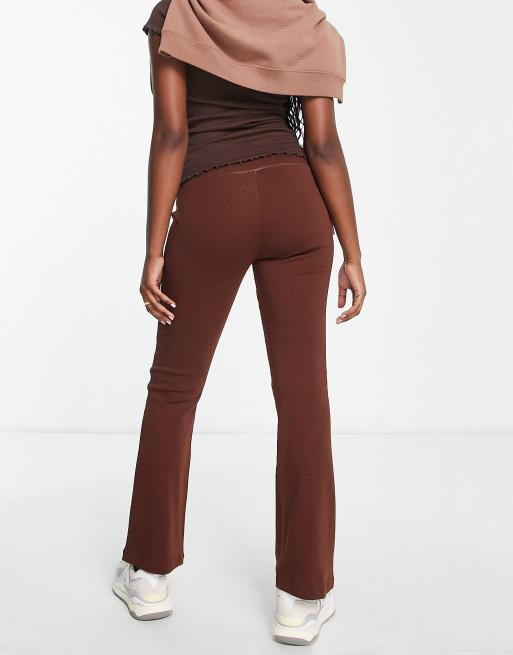 The North Face flared leggings in brown Exclusive at ASOS