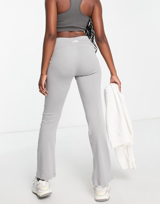 The North Face flared leggings in light grey Exclusive at ASOS