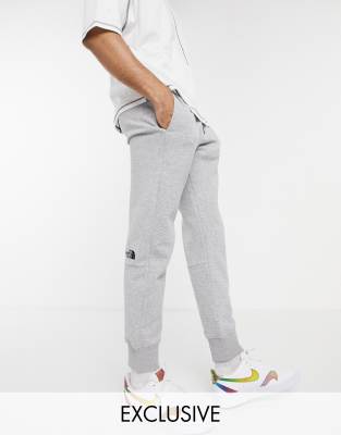 The North Face Fleece joggers in grey