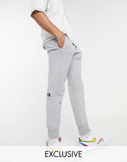 North face grey shop tracksuit bottoms mens