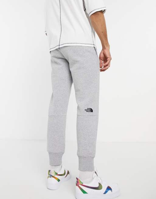 North face grey shop tracksuit bottoms mens