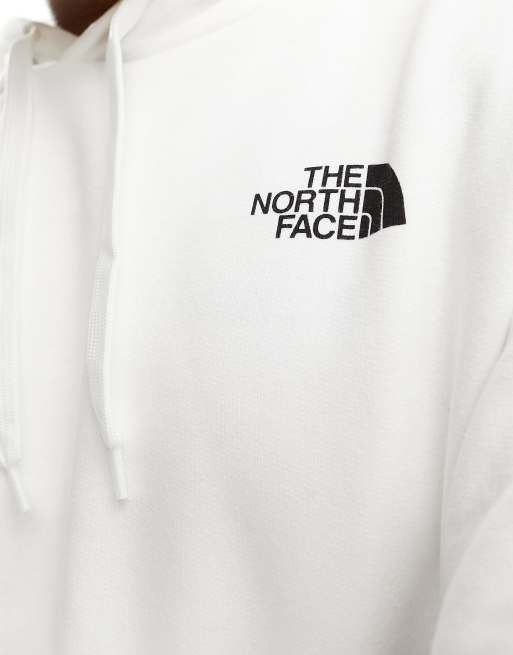 The North Face – Fleece-Kapuzenpullover in gebrochenem Weiß mit Grafikprint auf dem Rücken, 4 von 4