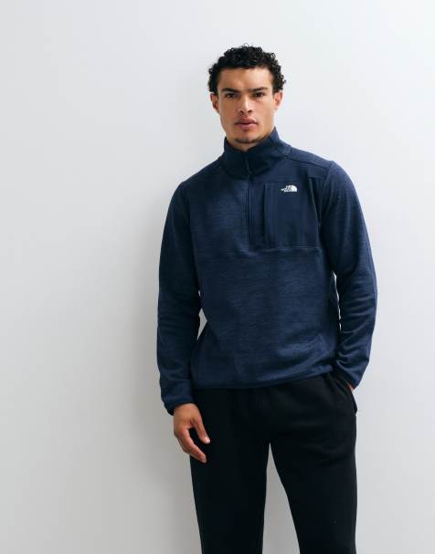 The North Face fleece performance con zip a 1/4 in navy - view 1