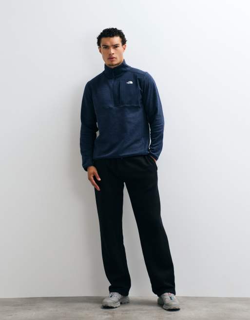 The North Face fleece performance con zip a 1/4 in navy, 3 di 5