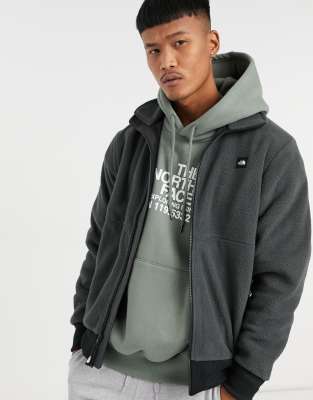 The North Face Fleeski full zip fleece in grey | ASOS