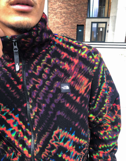 North face patterned sales fleece