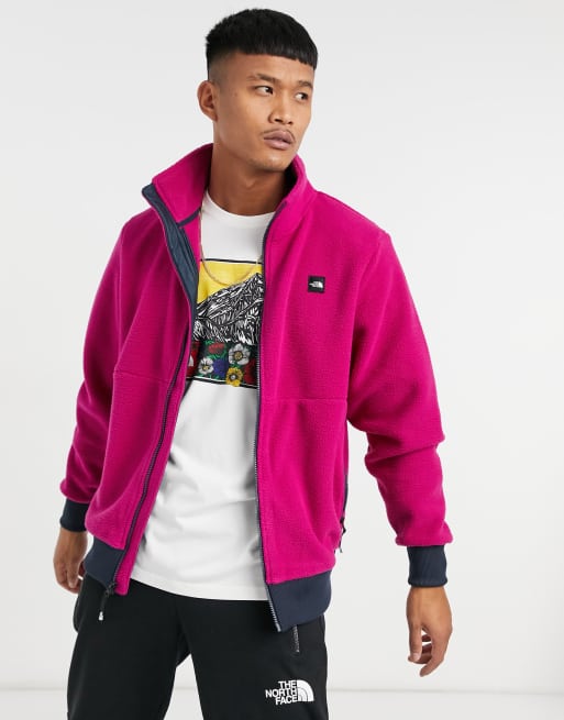 Pink north face fleece mens new arrivals