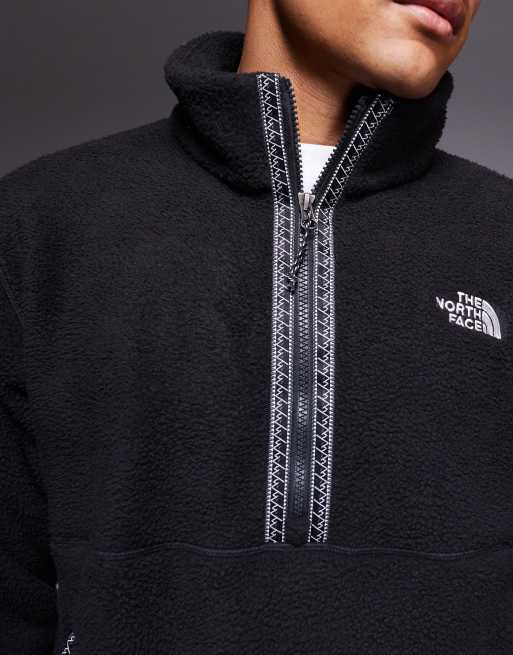 The North Face – Fleeski – Jacke aus schwerem Fleece in Schwarz mit kurzem Reißverschluss, 4 von 5
