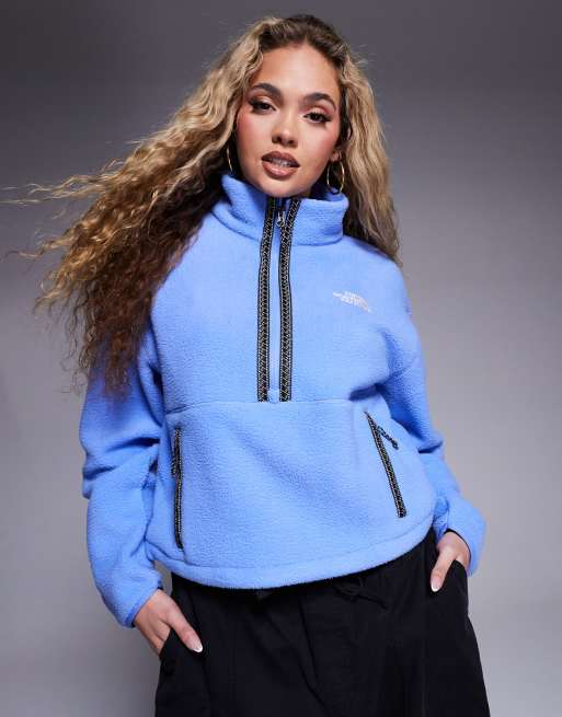The North Face Fleeski quarter zip pullover in blue | ASOS