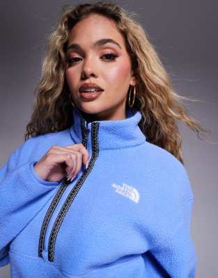 The North Face Fleeski quarter zip pullover in blue | ASOS