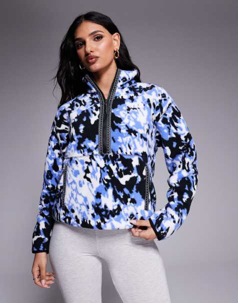 The North Face Fleeski Quarter Zip Pullover in multi color - view 1