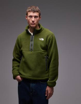 The North Face - Fleeski - Veste en polaire à col zippé - Vert | ASOS