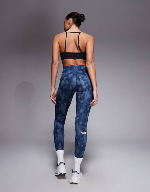 The North Face - Flex - 25-tommers leggings med marineblåt print, 3 af 5