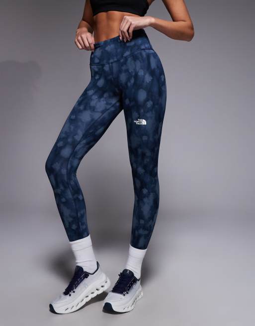 The North Face - Flex - 25-tommers leggings med marineblåt print, 5 af 5