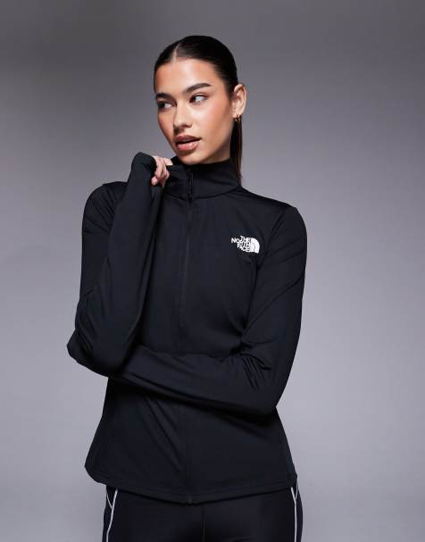 The North Face Flex full zip training jacket in black