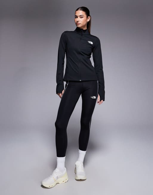The North Face Flex full zip training jacket in black, 2 of 4