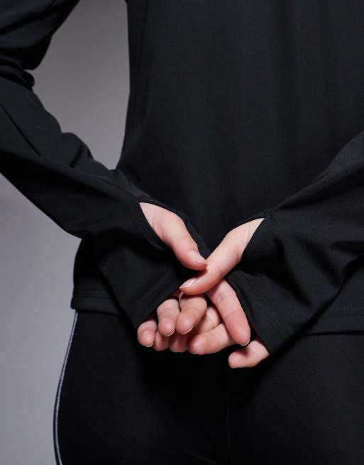 The North Face Flex full zip training jacket in black, 3 of 4