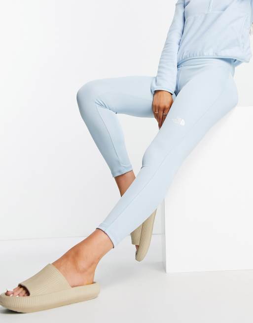 The North Face – Flex – Jasnoniebieskie legginsy z podwyższonym stanem 