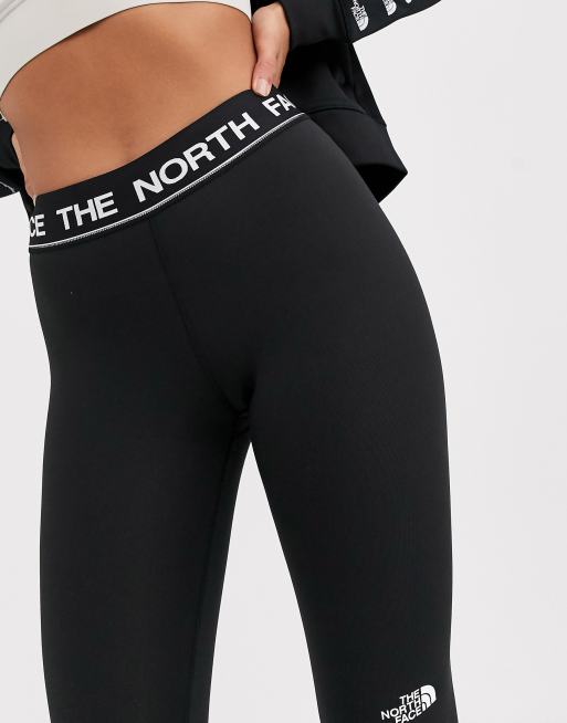 The North Face Training Flex Mid Rise leggings in black Exclusive at ASOS