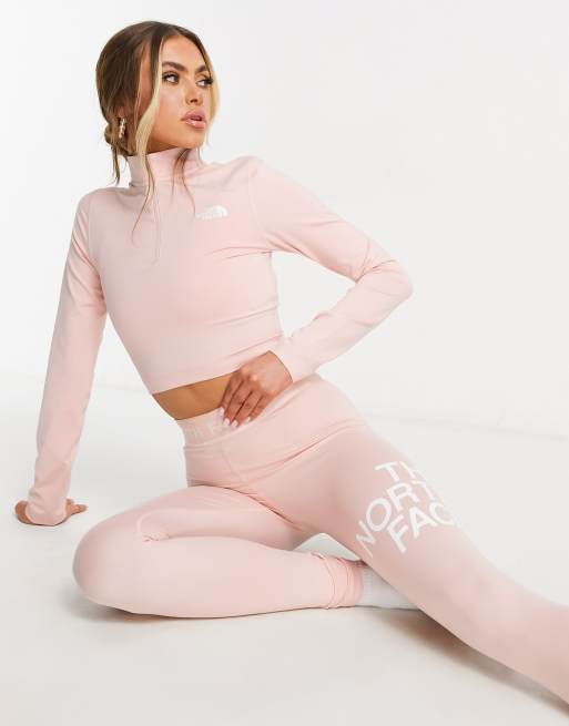 The North Face Flex mid rise leggings in pink - Exclusive to ASOS