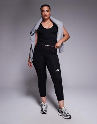 The North Face - Flex - Plus-Size-Leggings in TNF-Schwarz mit hohem Bund, 25 Zoll