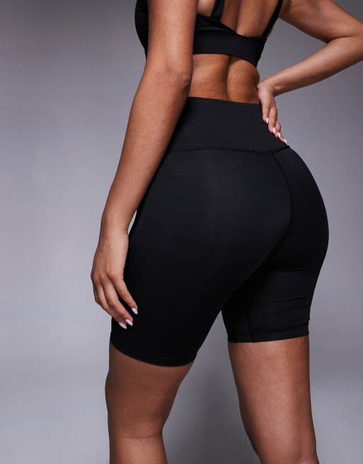 The North Face - Flex - Sorte 8-tommers leggingsshorts med logo, 4 af 5