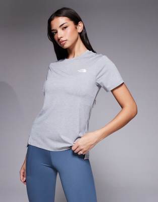The North Face - Flex - T-Shirt in Grau mit regulärer Passform