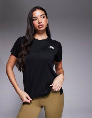 The North Face - Flex - T-Shirt in Schwarz mit regulärer Passform