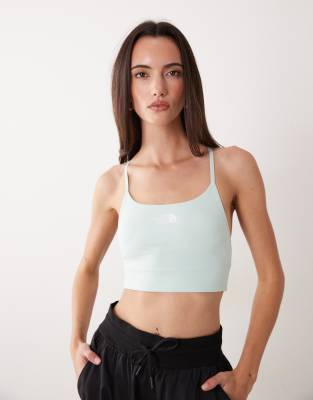 The North Face Flex training bra in light green