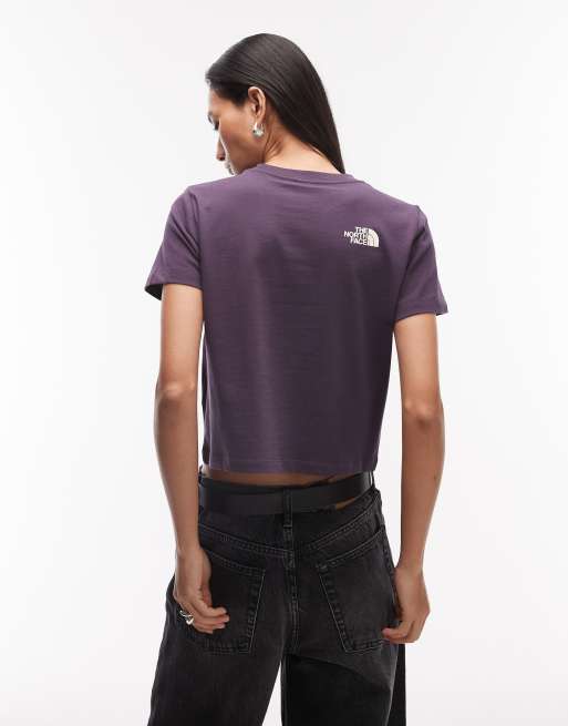 The North Face – Flora – T-Shirt in Schwarz mit Logostickerei, 2 von 4