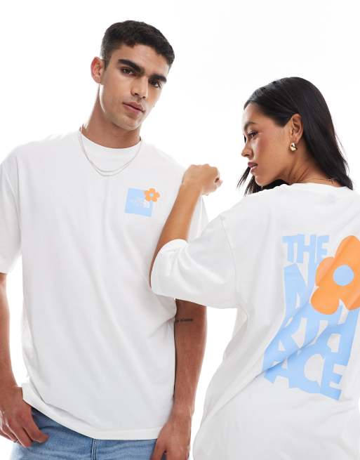 The North Face – Flower – Oversize-T-Shirt in Weiß mit Rückenprint, 2 von 4