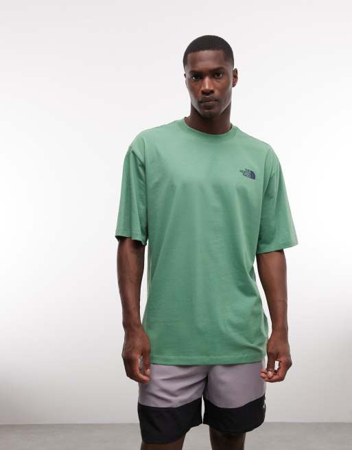 The North Face – Flower – T-Shirt in Grün mit Rückenprint, 5 von 5